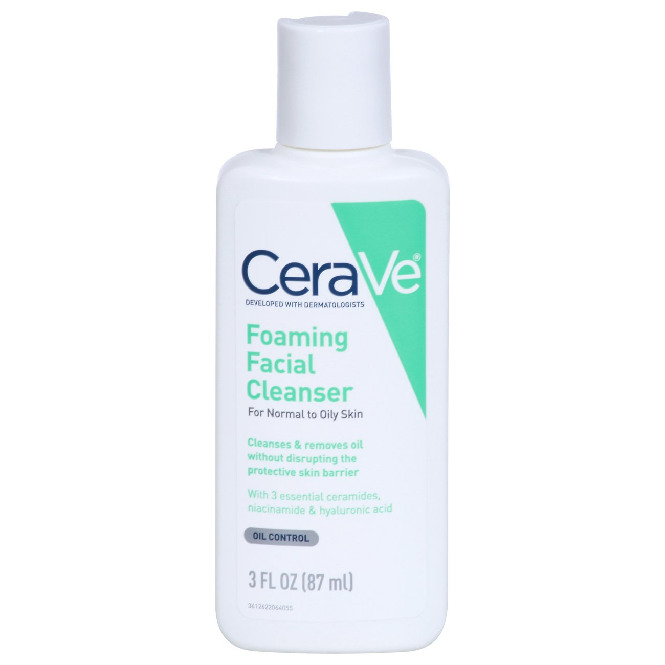 CeraVe Foaming Facial Cleanser – Limpiador Facial Espumoso – piu Bella by RG