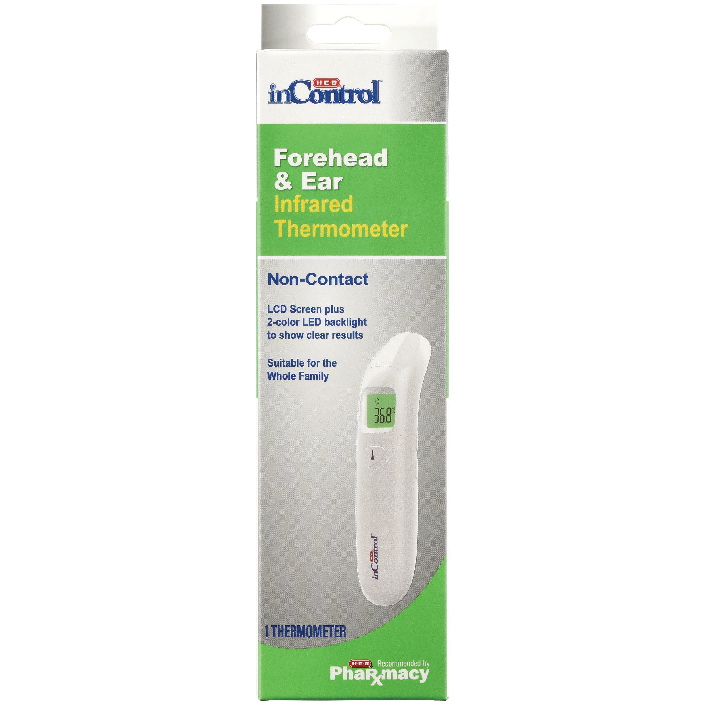 HEB Forehead & Ear NonContact Infrared Thermometer Shop