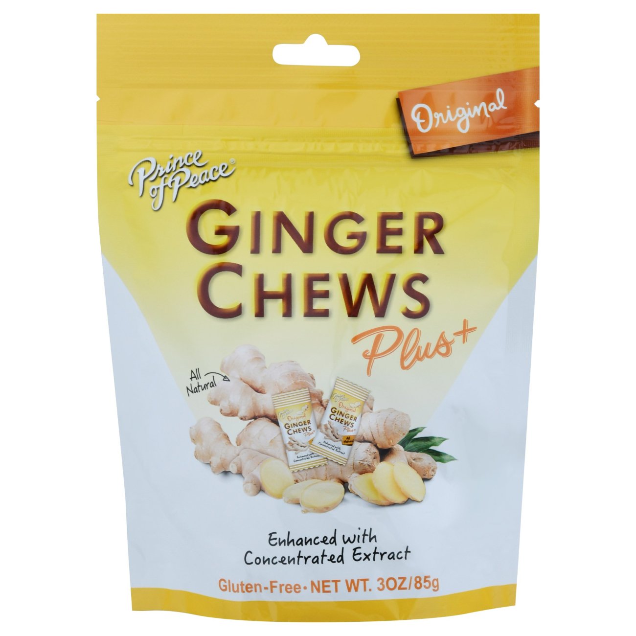 Prince of Peace Ginger Chews Plus+, 3 oz