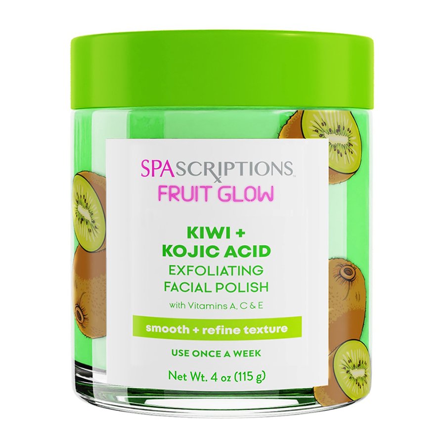 SpaScriptions Fruit Glow Exfoliating Facial Polish Kiwi + Kojic Acid