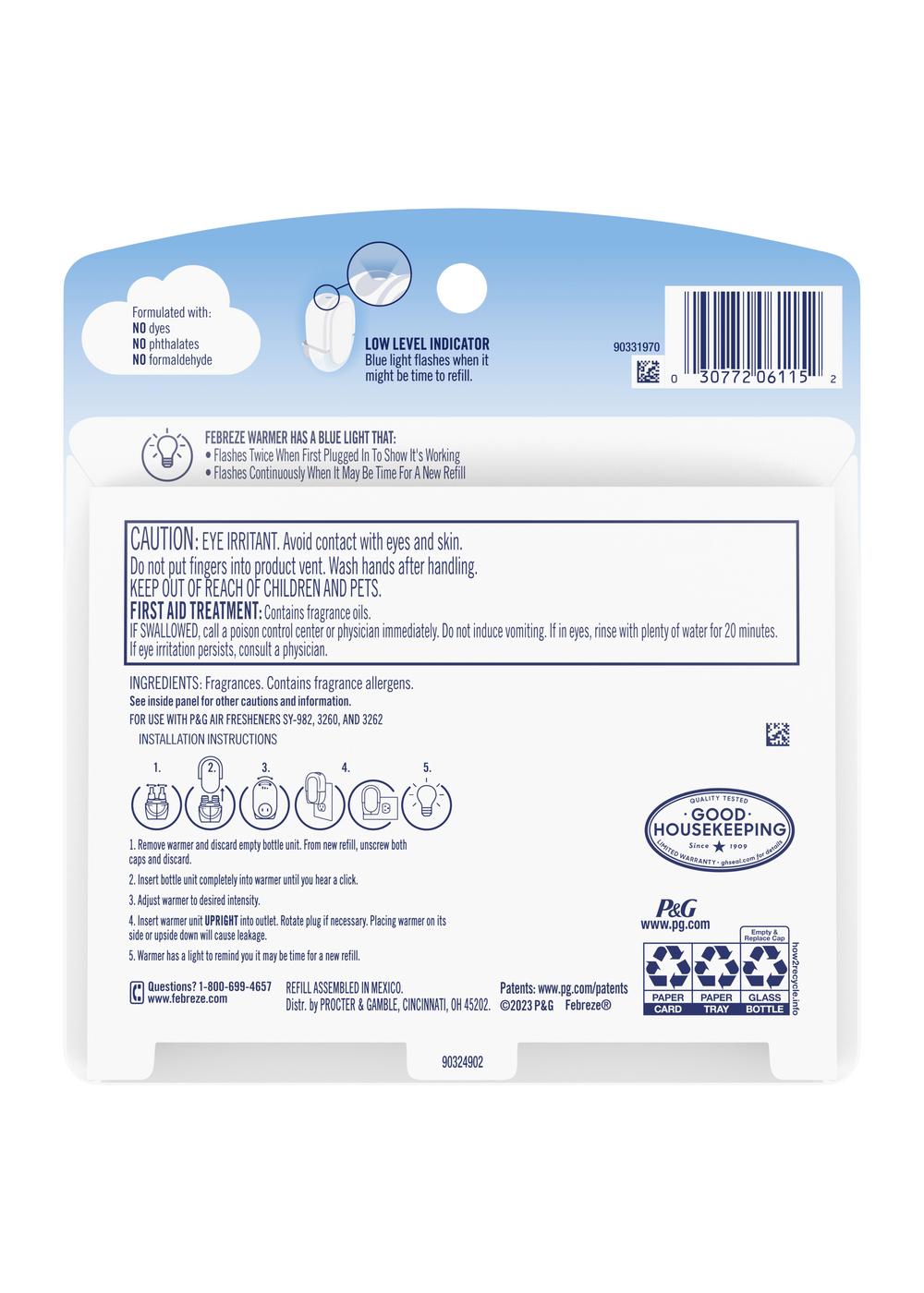 Febreze Plug Sweet Peony Scented Oil Refills; image 2 of 2