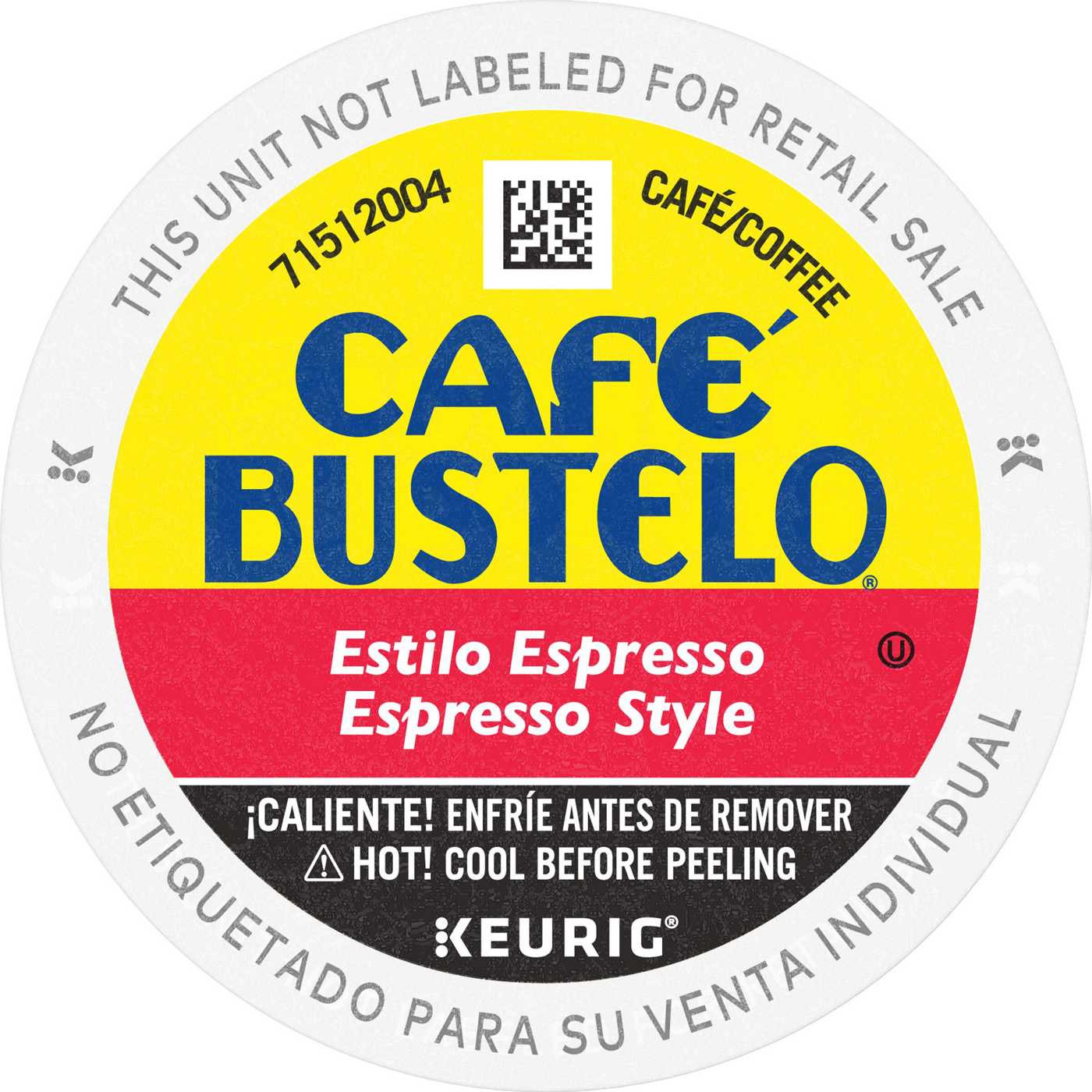 Cafe Bustelo Espresso Style Single Serve Coffee K Cups; image 2 of 3