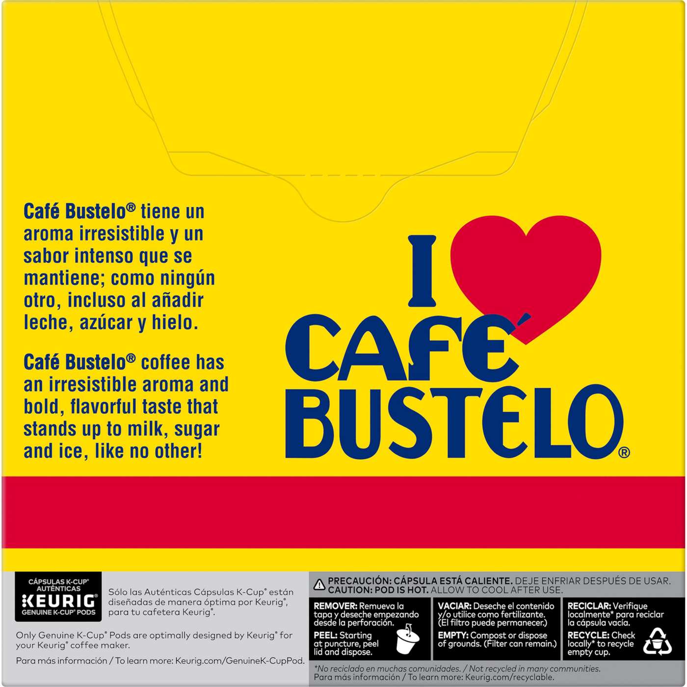 Cafe Bustelo Espresso Style Single Serve Coffee K Cups; image 8 of 8