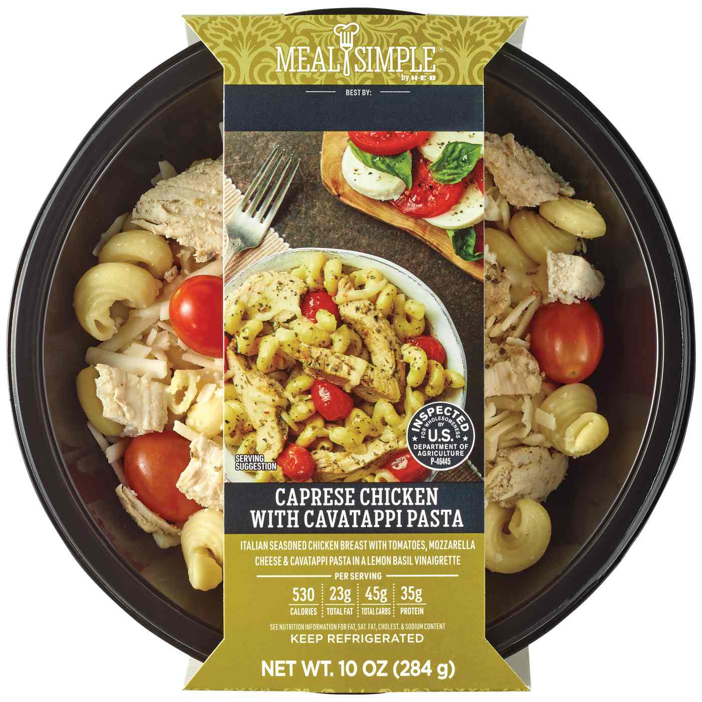 Meal Simple by H-E-B Caprese Chicken Pasta Bowl; image 3 of 5