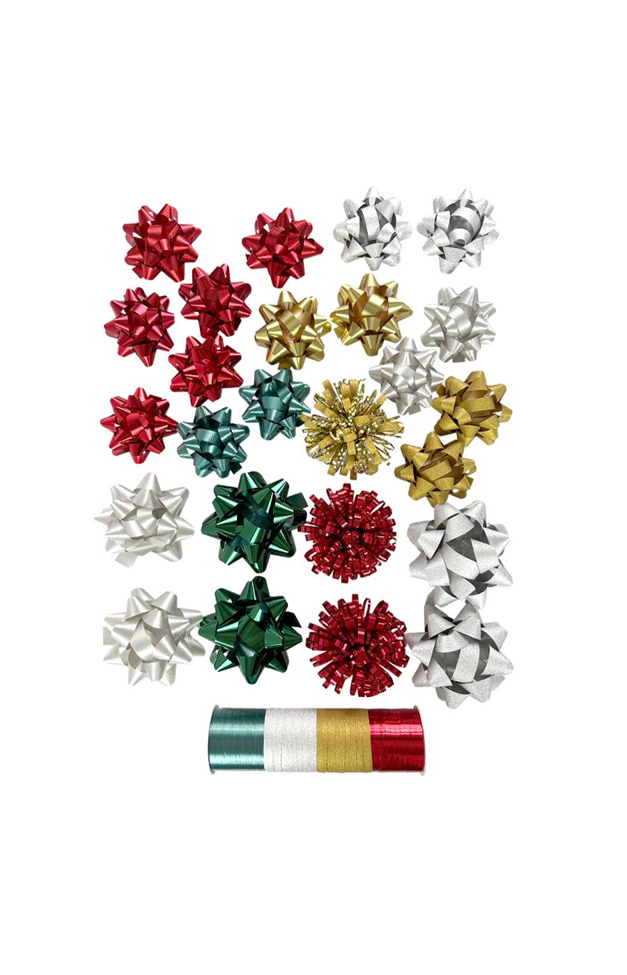 Destination Holiday Christmas Bow & Ribbon Kit Classic Shop Gift