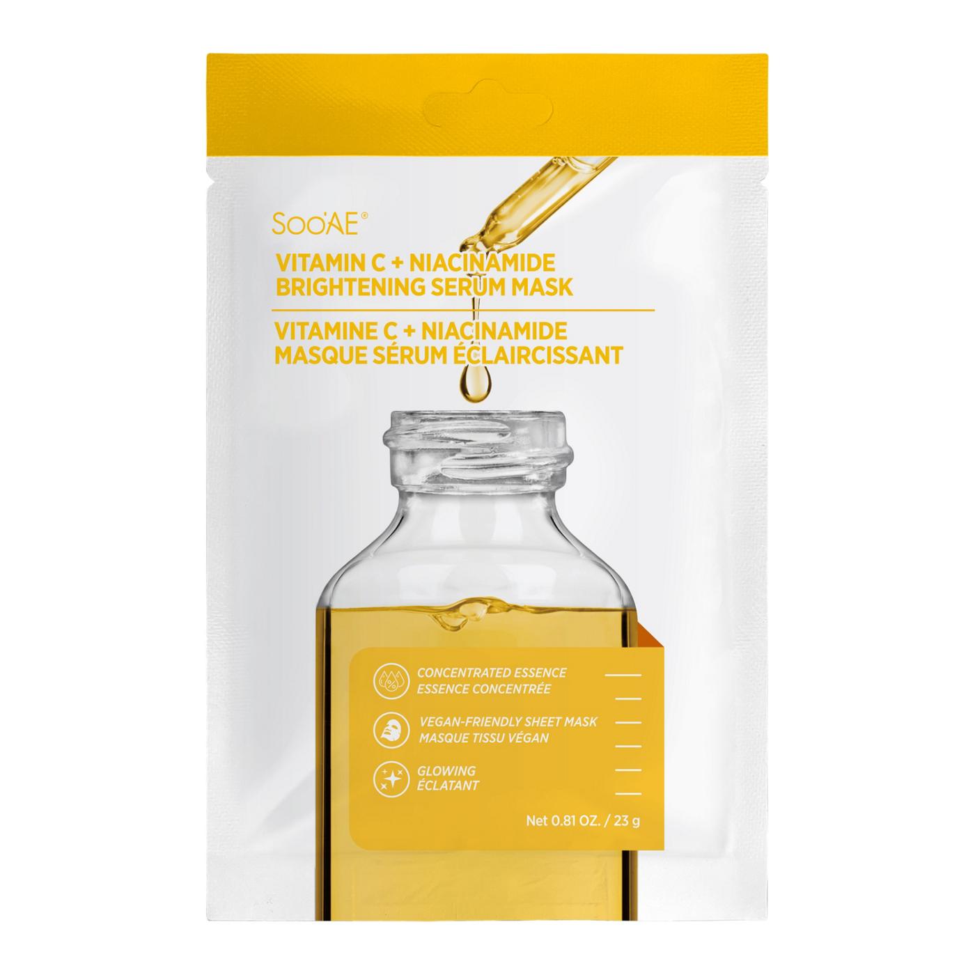 Soo'AE Vitamin C + Niacinamide Brightening Serum Mask Shop Facial