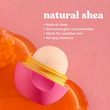 eos Natural Shea Minty Lip Balm Variety Pack - Artic Mint, Vanilla Mint, Sweet Mint, Eucalyptus Mint, 4 pk