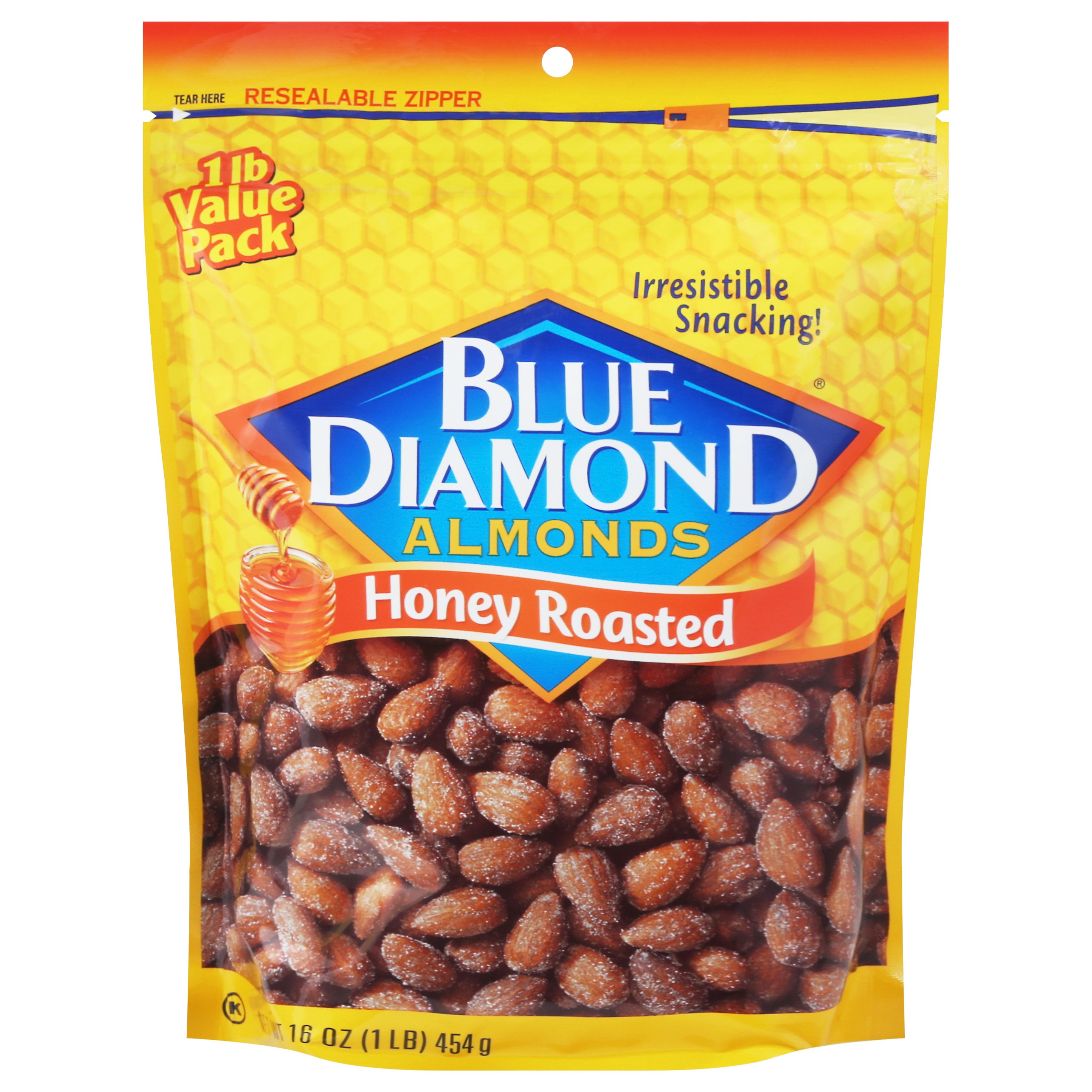 Blue Diamond Honey Roasted Almonds Shop Nuts seeds at H E B