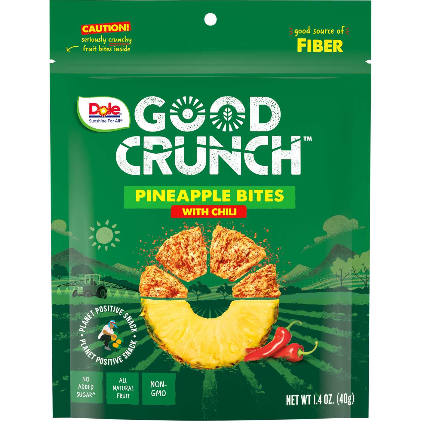 Dole Good Crunch Pineapple Bites with Chili; image 1 of 2