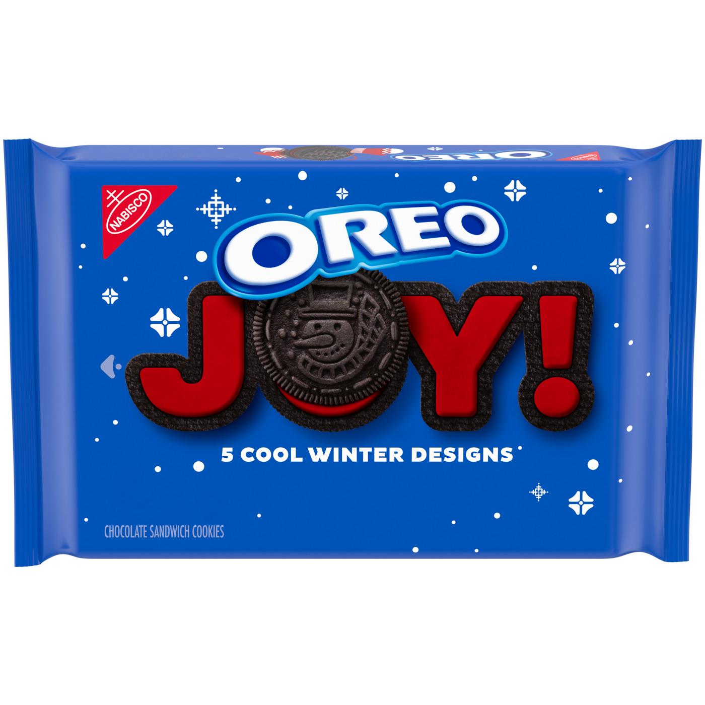 OREO Red Creme Chocolate Sandwich Cookies Limited Edition Holiday Cookies; image 1 of 8