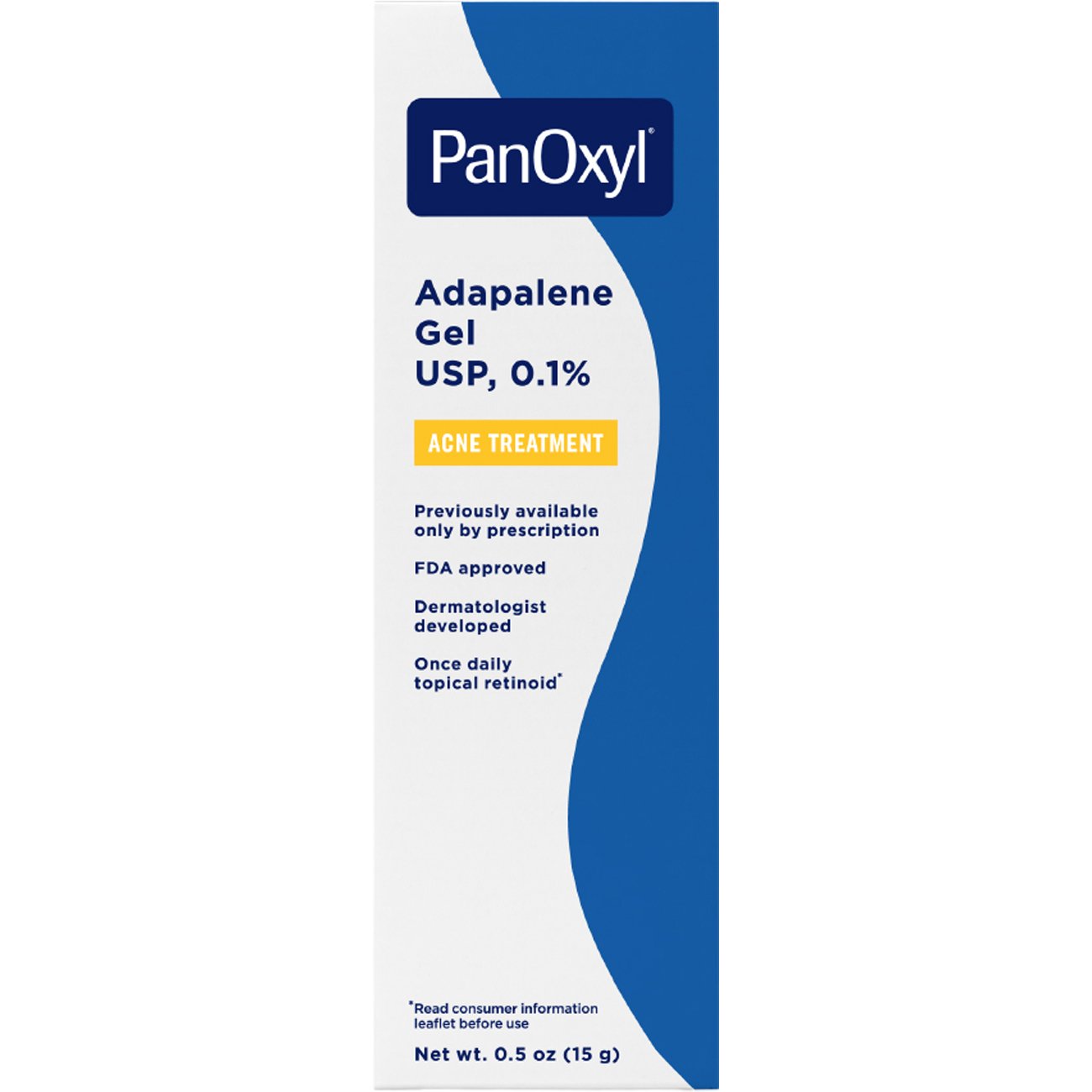 PanOxyl Adapalene Gel Acne Treatment Shop Facial Cleansers & Scrubs