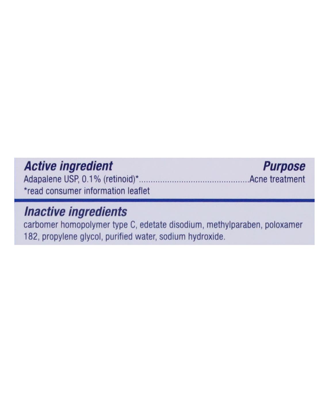 PanOxyl Adapalene Gel Acne Treatment; image 2 of 4