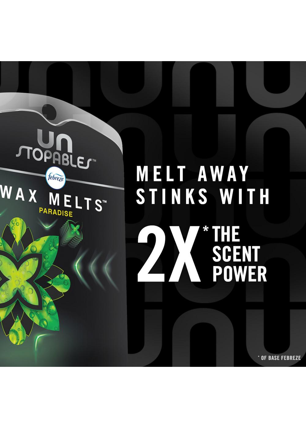 Febreze Unstopables Premium Wax Melts - Fresh Scent - 8 Count Wax Melts Per  Package - Net Wt. 3 OZ (85 g) Per Package - Pack of 3 Packages