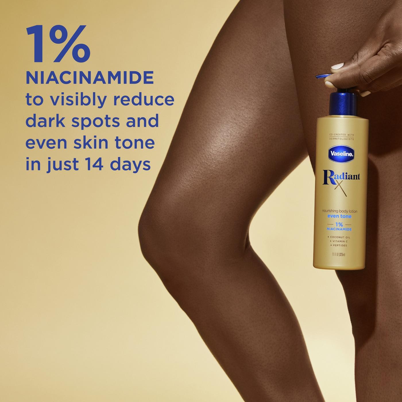 Vaseline Radiant Even Tone Nourishing Body Lotion; image 3 of 8