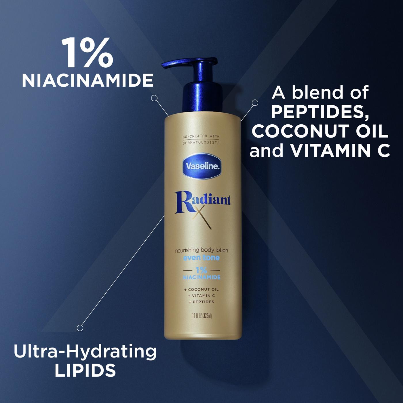 Vaseline Radiant Even Tone Nourishing Body Lotion; image 8 of 8