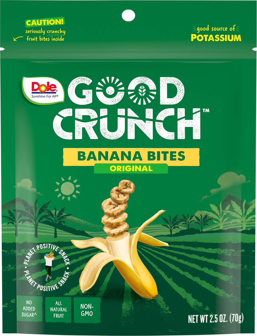 Dole Good Crunch Banana Bites; image 1 of 2