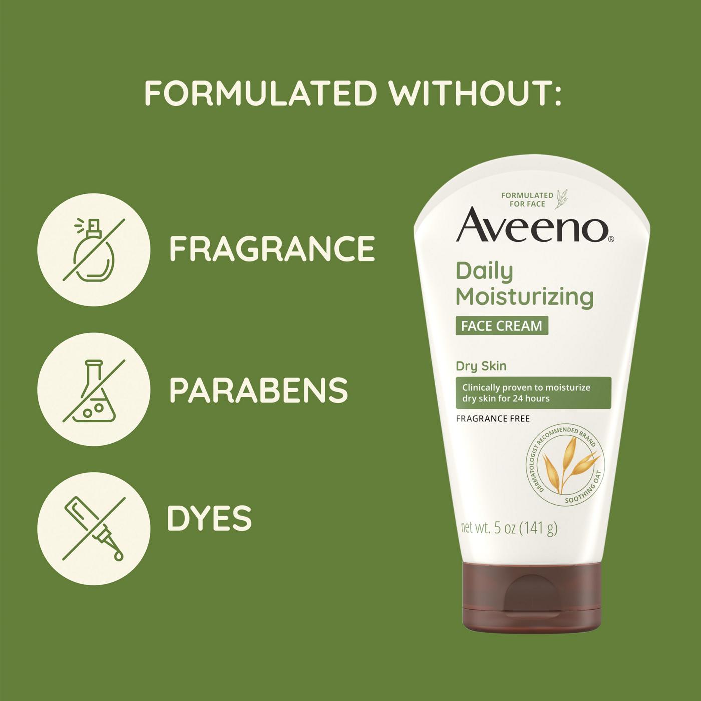 Aveeno Daily Moisturizing Face Cream; image 4 of 8