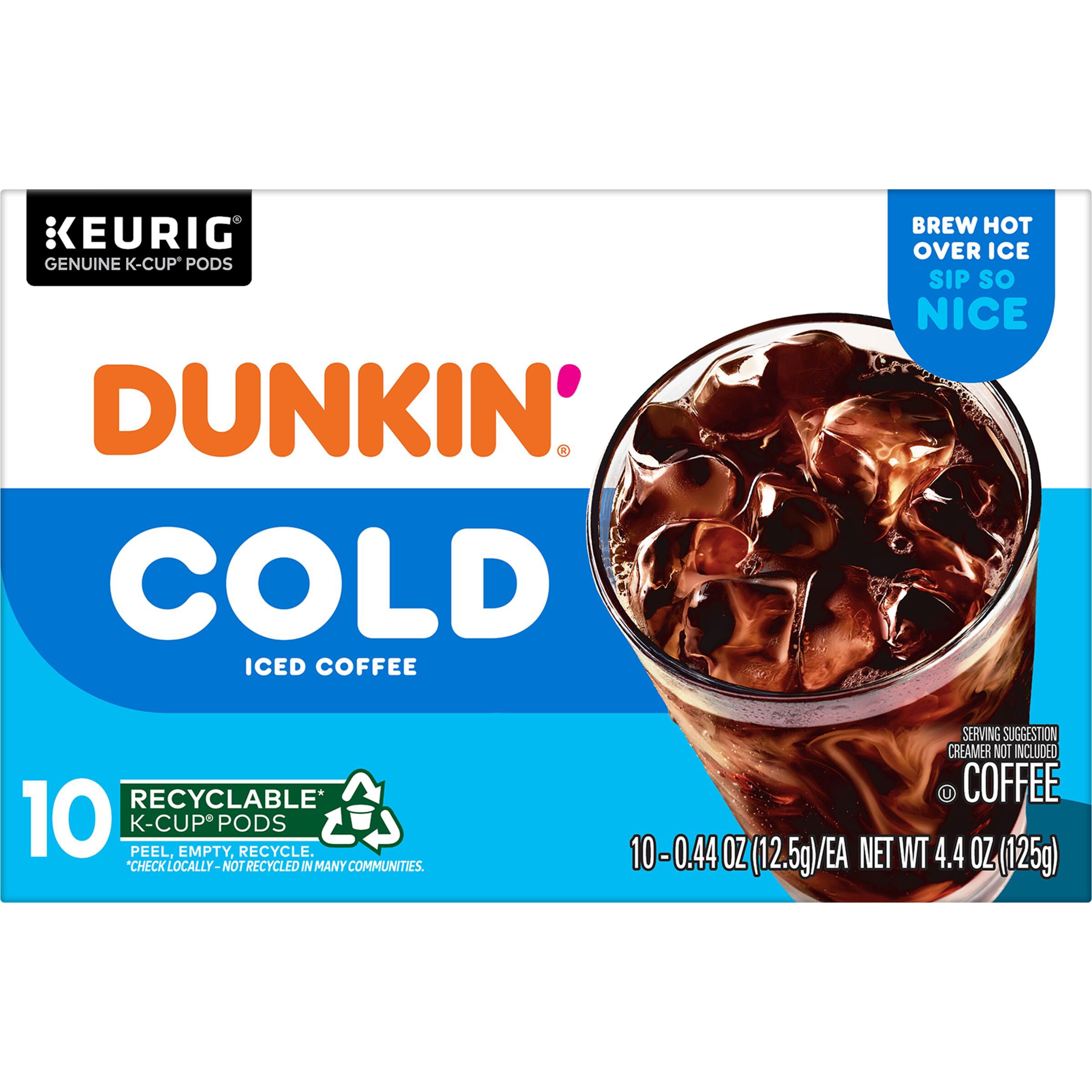 Dunkin' Cold Iced Coffee Single Serve K-Cups - Shop Coffee at H-E-B