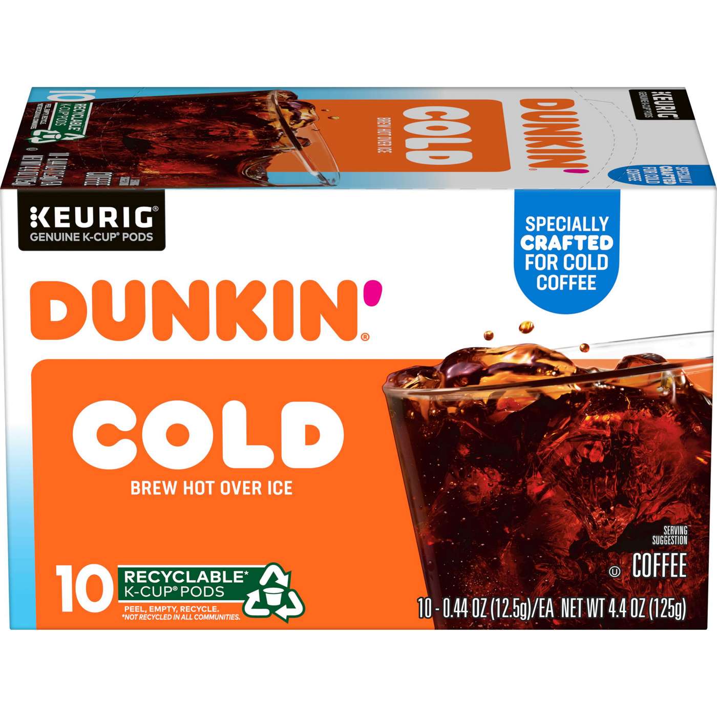 Dunkin' Donuts Cold Brew Single Serve Coffee K Cups - Shop Coffee