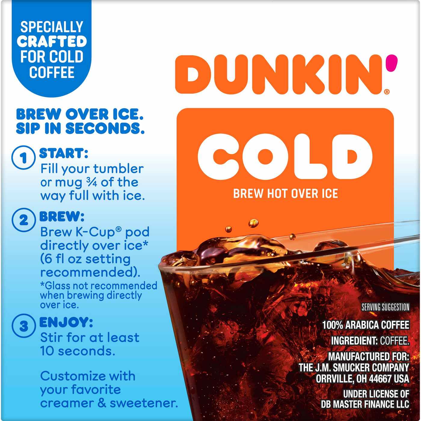 Dunkin' Donuts Cold Brew Single Serve Coffee K Cups; image 4 of 4