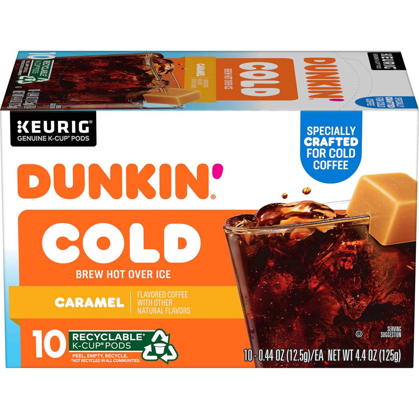 Dunkin' Donuts Cold Brew Caramel Single Serve Coffee K Cups; image 1 of 4