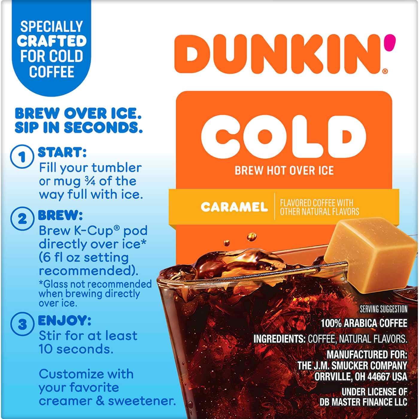 Dunkin' Donuts Cold Brew Caramel Single Serve Coffee K Cups; image 2 of 4