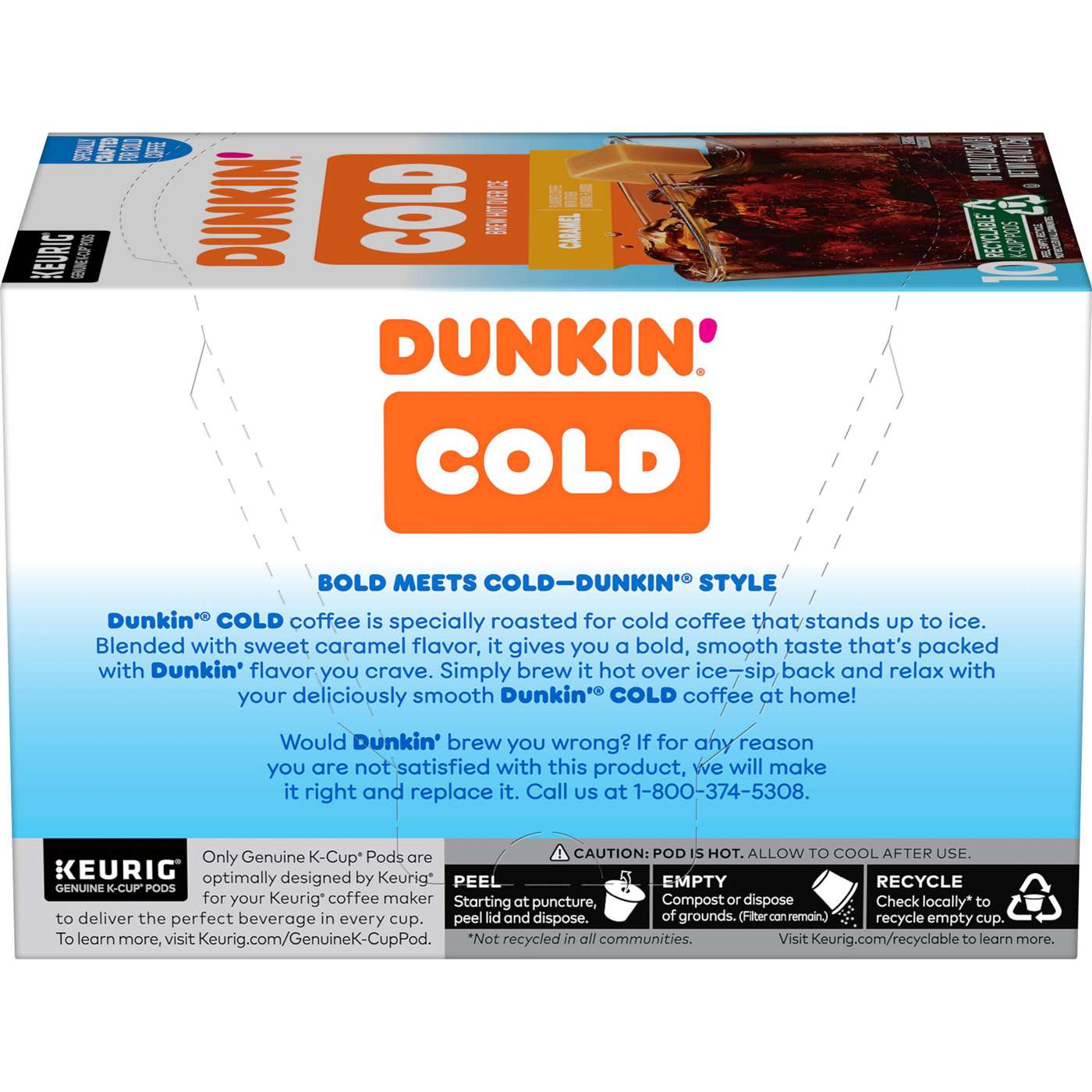 Dunkin' Donuts Cold Brew Caramel Single Serve Coffee K Cups; image 4 of 4
