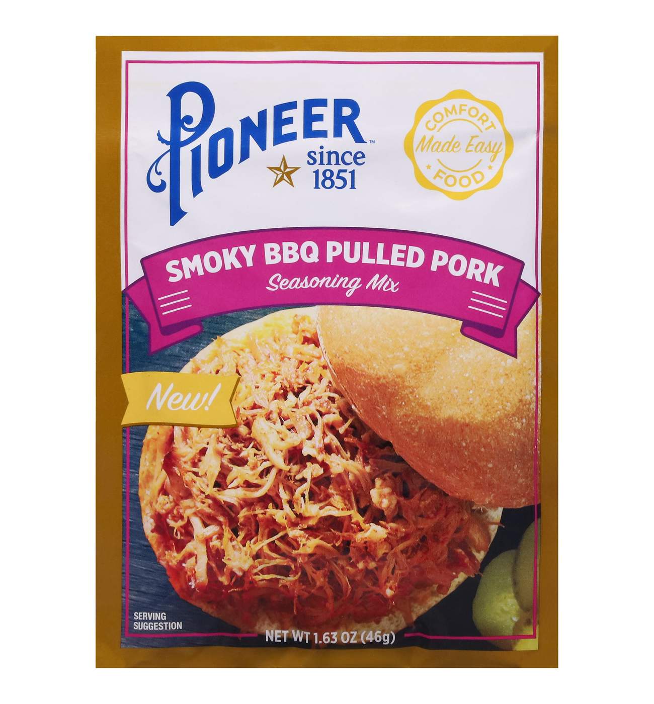 Pioneer Brand Smoky BBQ Pulled Pork Seasoning Mix; image 1 of 2