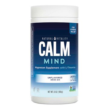 Natural Vitality Calm Mind Magnesium Supplement Drink Mix - Unflavored, 6 oz