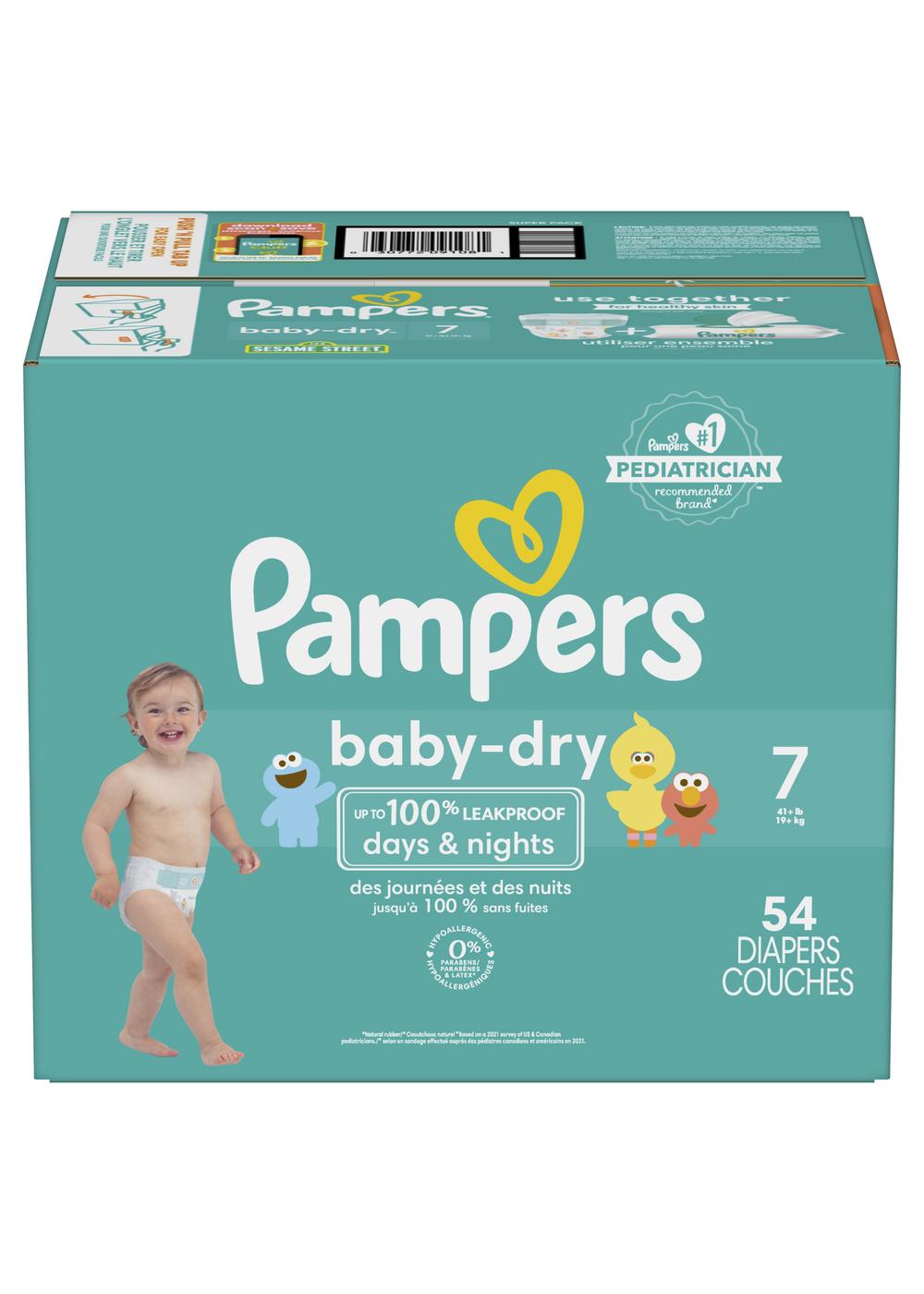 Pampers Baby-Dry Baby Diapers - Size 7; image 5 of 11