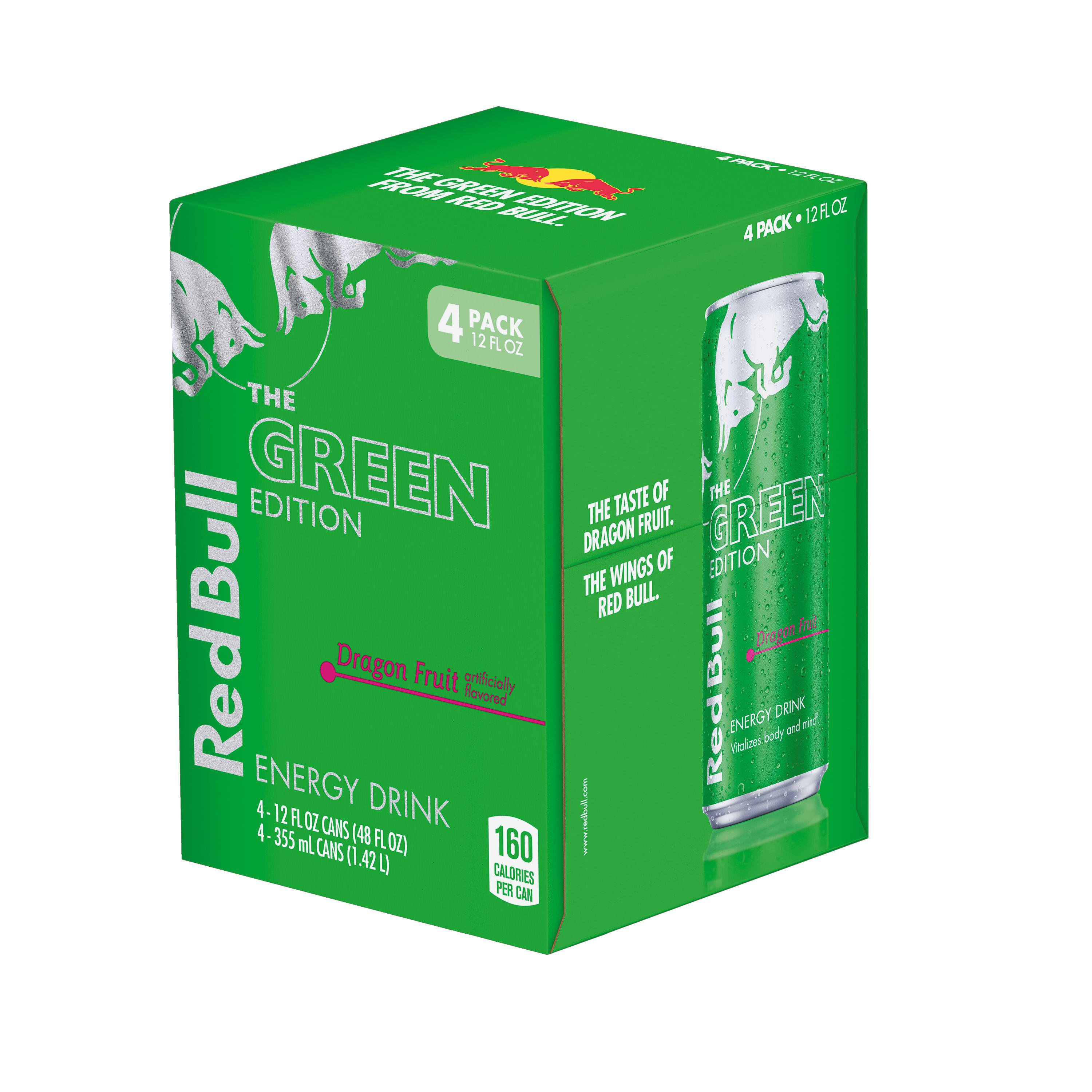 Red Bull The Green Edition Dragon Fruit Energy Drink 4 pk Cans Shop