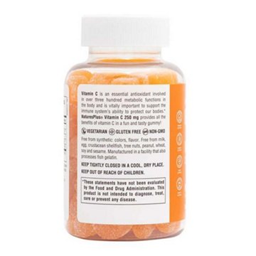 NaturesPlus Vitamin C Gummies - Orange, 75 ct