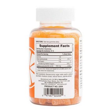 NaturesPlus Vitamin C Gummies - Orange, 75 ct
