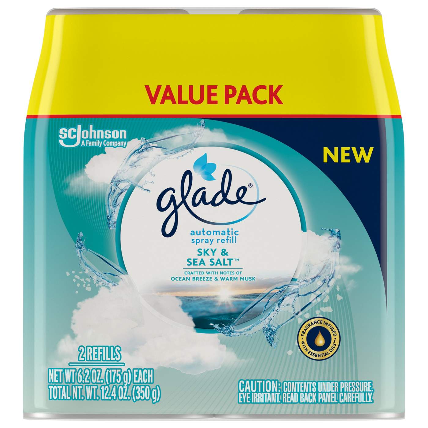 Glade Automatic Spray Refill, Value Pack - Sky & Sea Salt; image 3 of 3