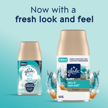 Glade Automatic Spray Refills Air Freshener - Sky & Sea Salt, 12.4 oz