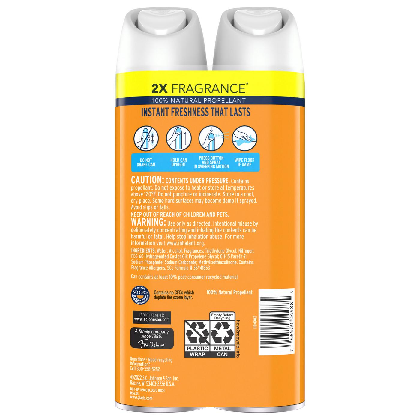 Glade Air Freshener Room Spray, Value Pack - Hawaiian Breeze; image 3 of 3