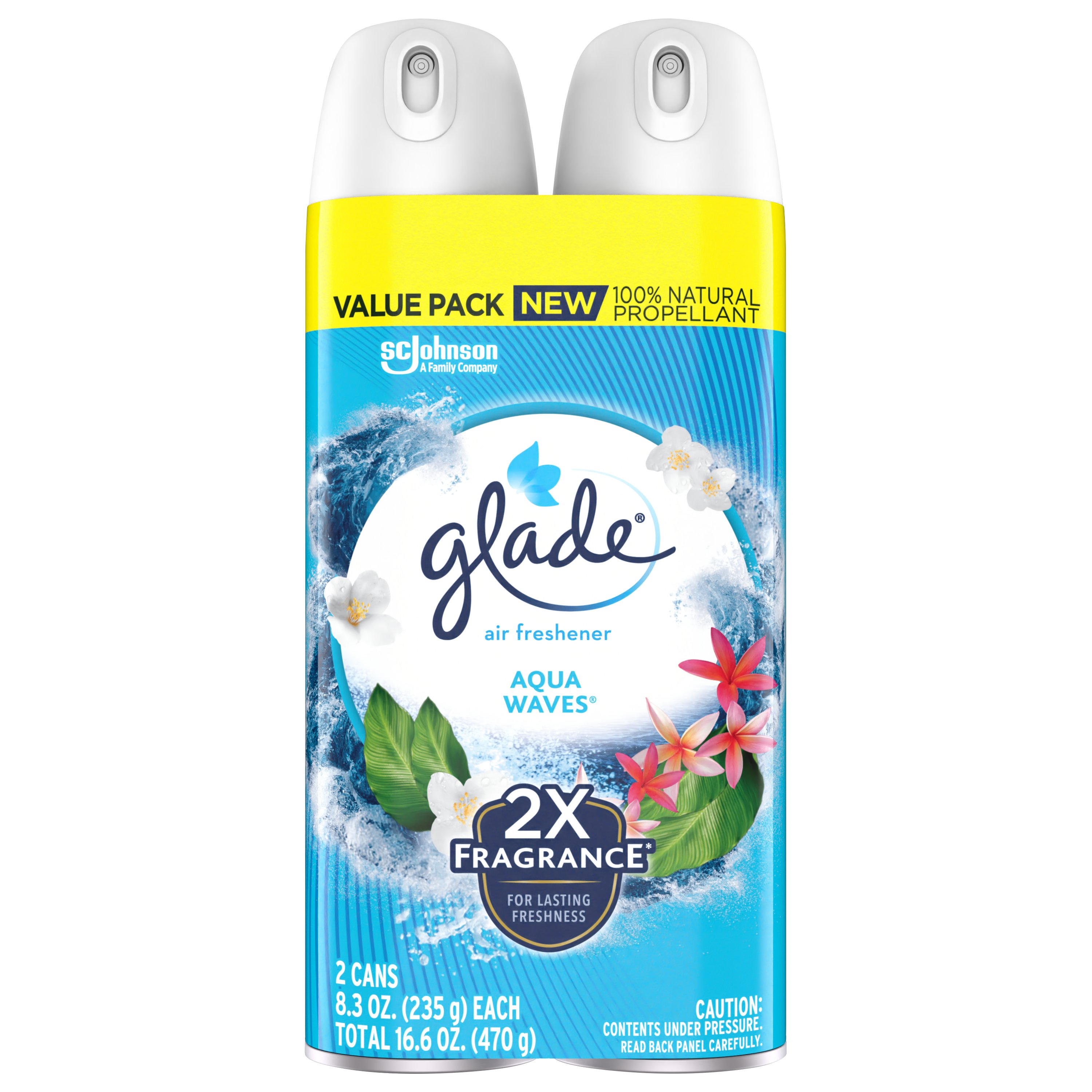 GLADE SPRAY REFILS AQUA WAVES 175G