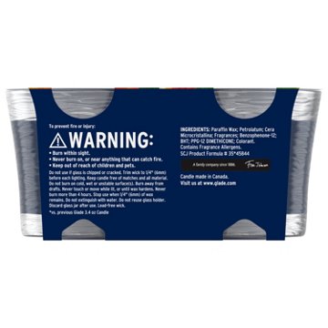 Glade Smooth Bourbon & Oak Candles, 2 pk, 4.08 oz