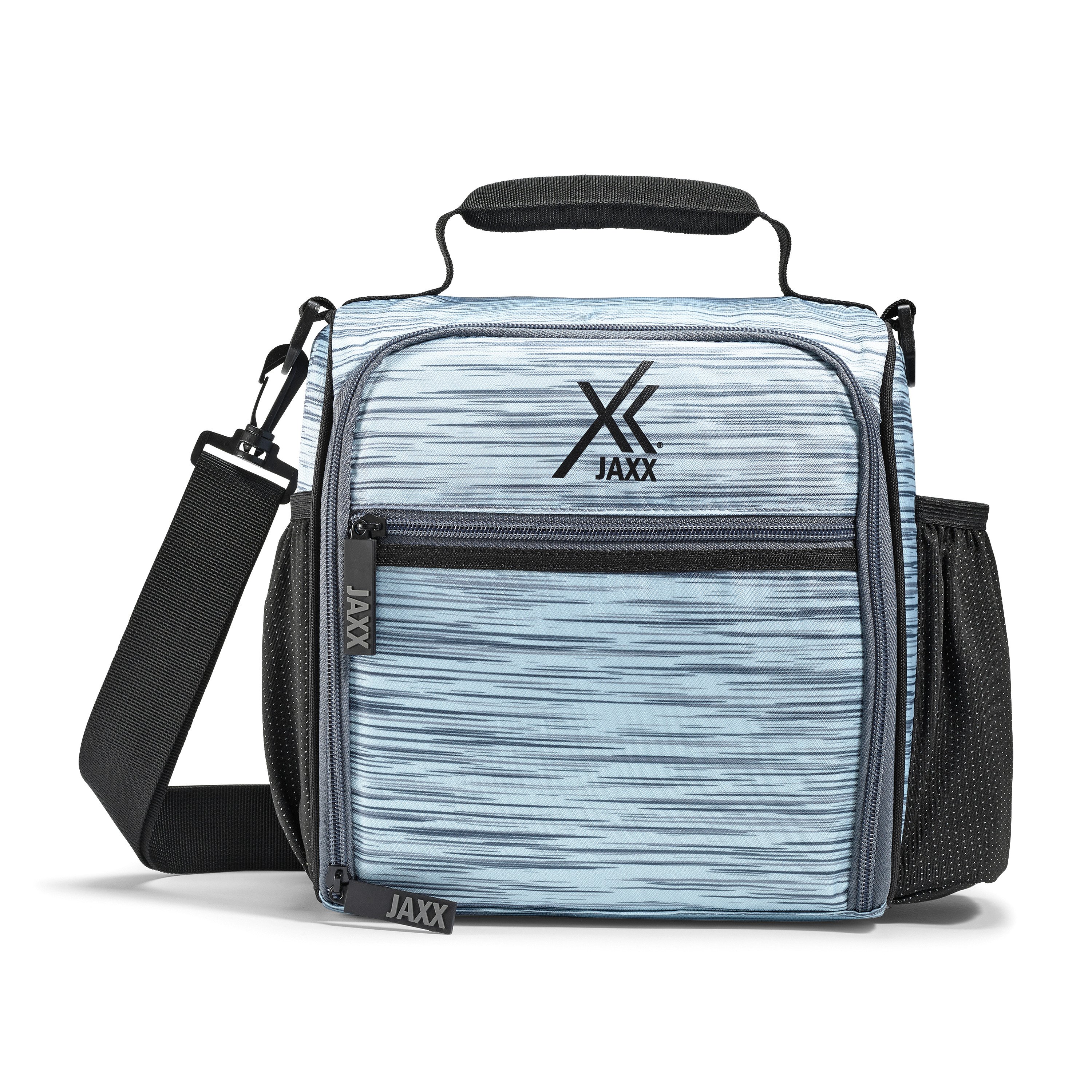 Fit + Fresh Jaxx Bag Heather Gray Insulated Portable Cooler with Containers  - Easy Meal Prep and Easy Clean Up in the Portable Coolers department at