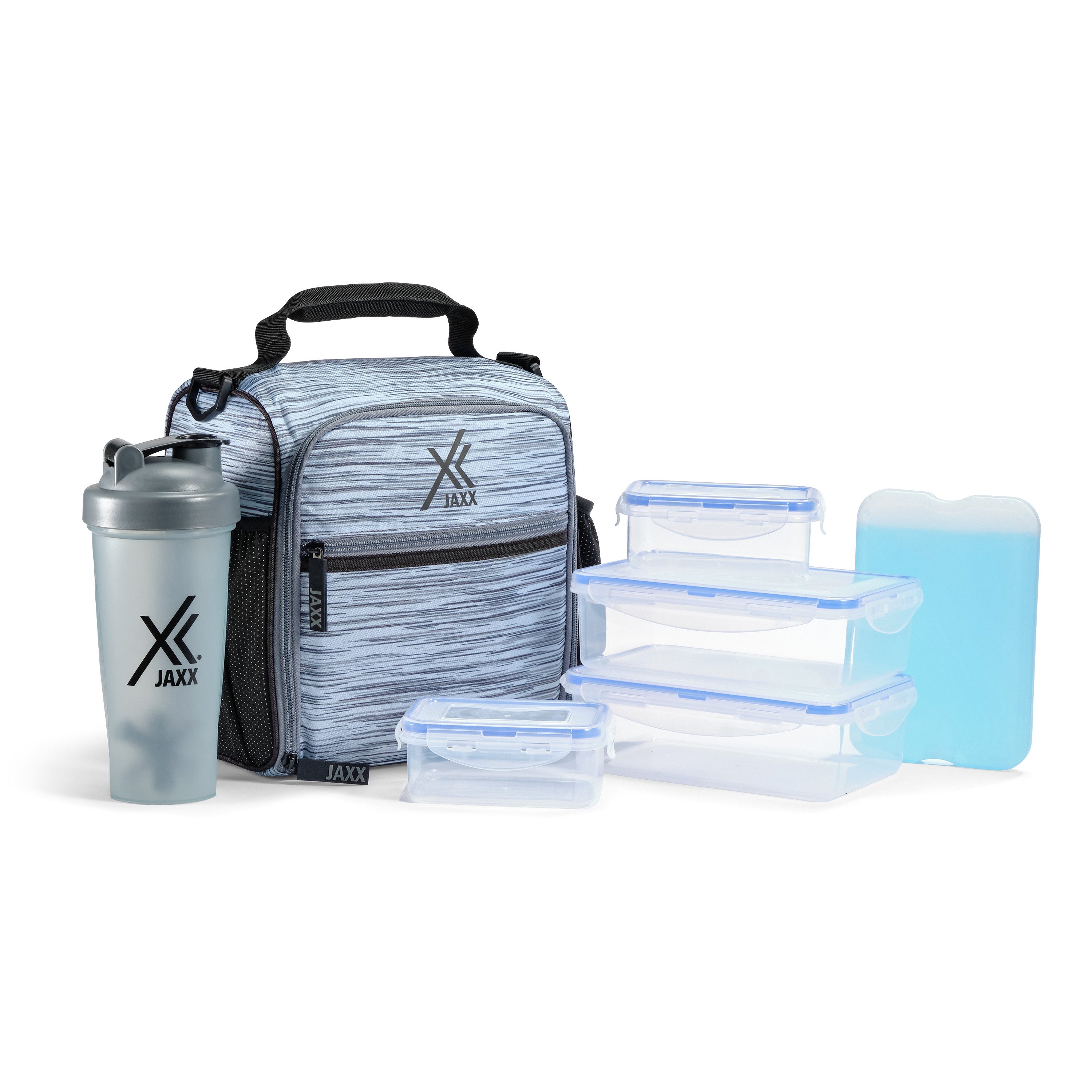 Fit + Fresh Jaxx Meal Prep Fit Bag - Heather Gray - Shop Lunch Boxes at  H-E-B