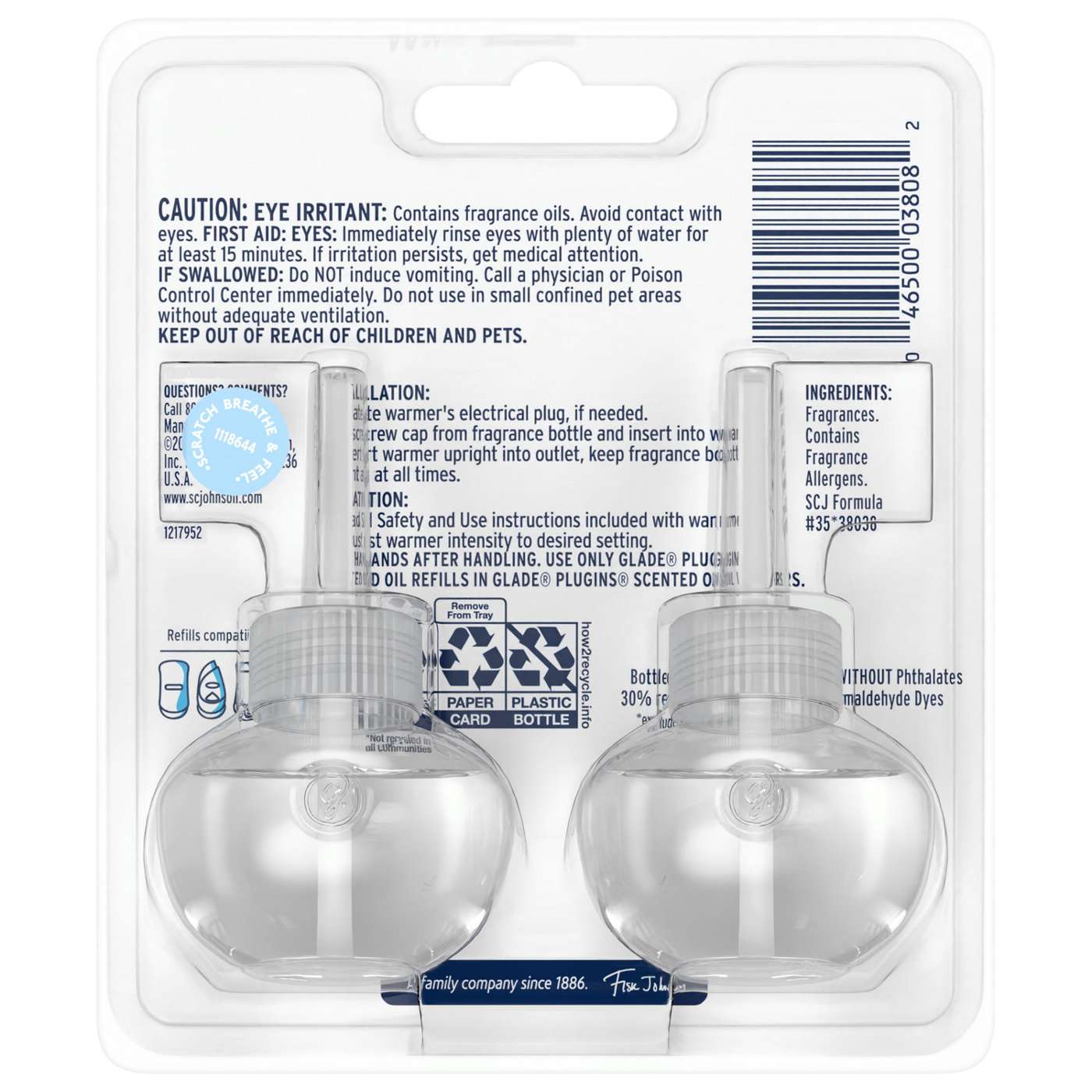 Glade PlugIns Scented Oil Air Freshener Refills - Sky & Sea Salt; image 14 of 14