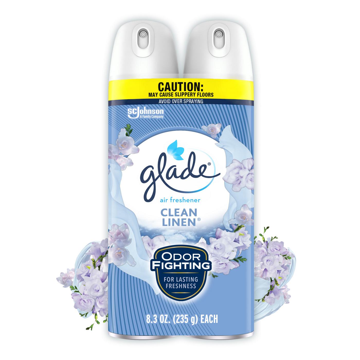 Glade Air Freshener Room Spray, Value Pack - Clean Linen; image 1 of 3