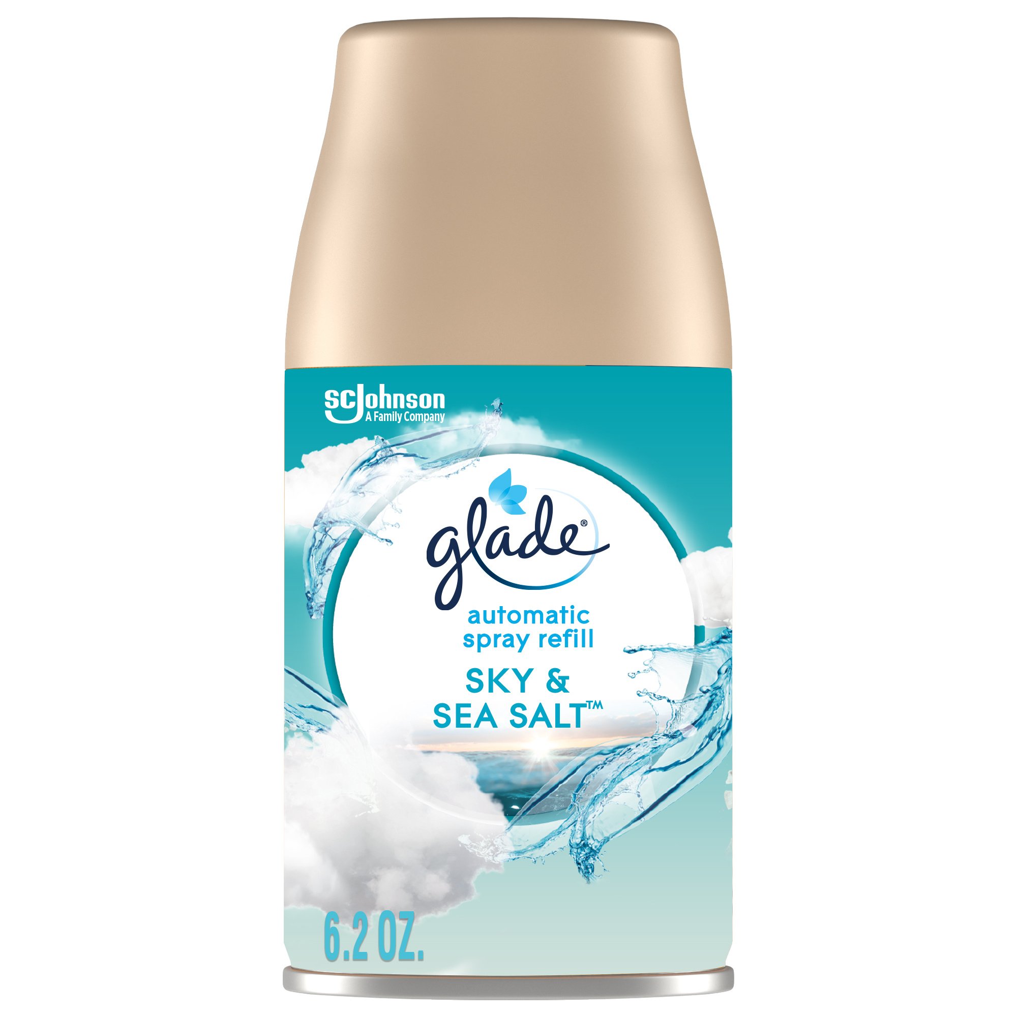 Glade Automatic Spray Refill Sky & Sea Salt - Shop Scented Oils & Wax at  H-E-B