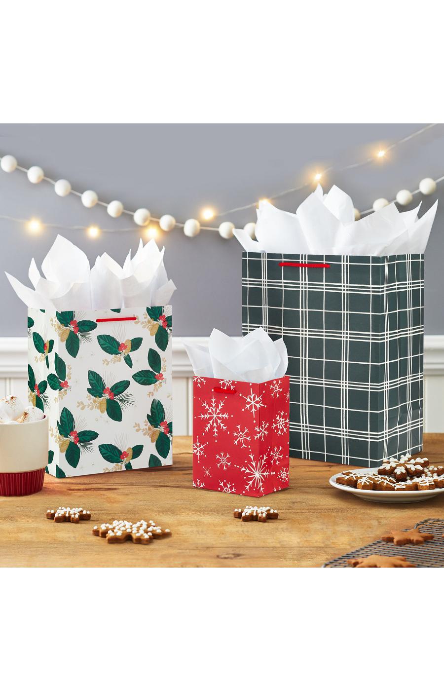 Hallmark Assorted Christmas Gift Bag Bundle - Traditional Fun; image 6 of 6