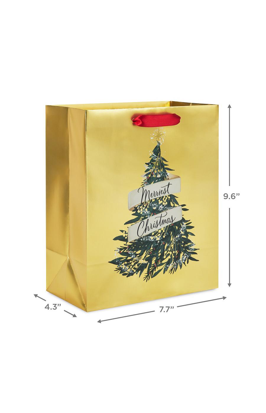 Hallmark Medium Christmas Gift Bag - Merriest Christmas; image 2 of 4