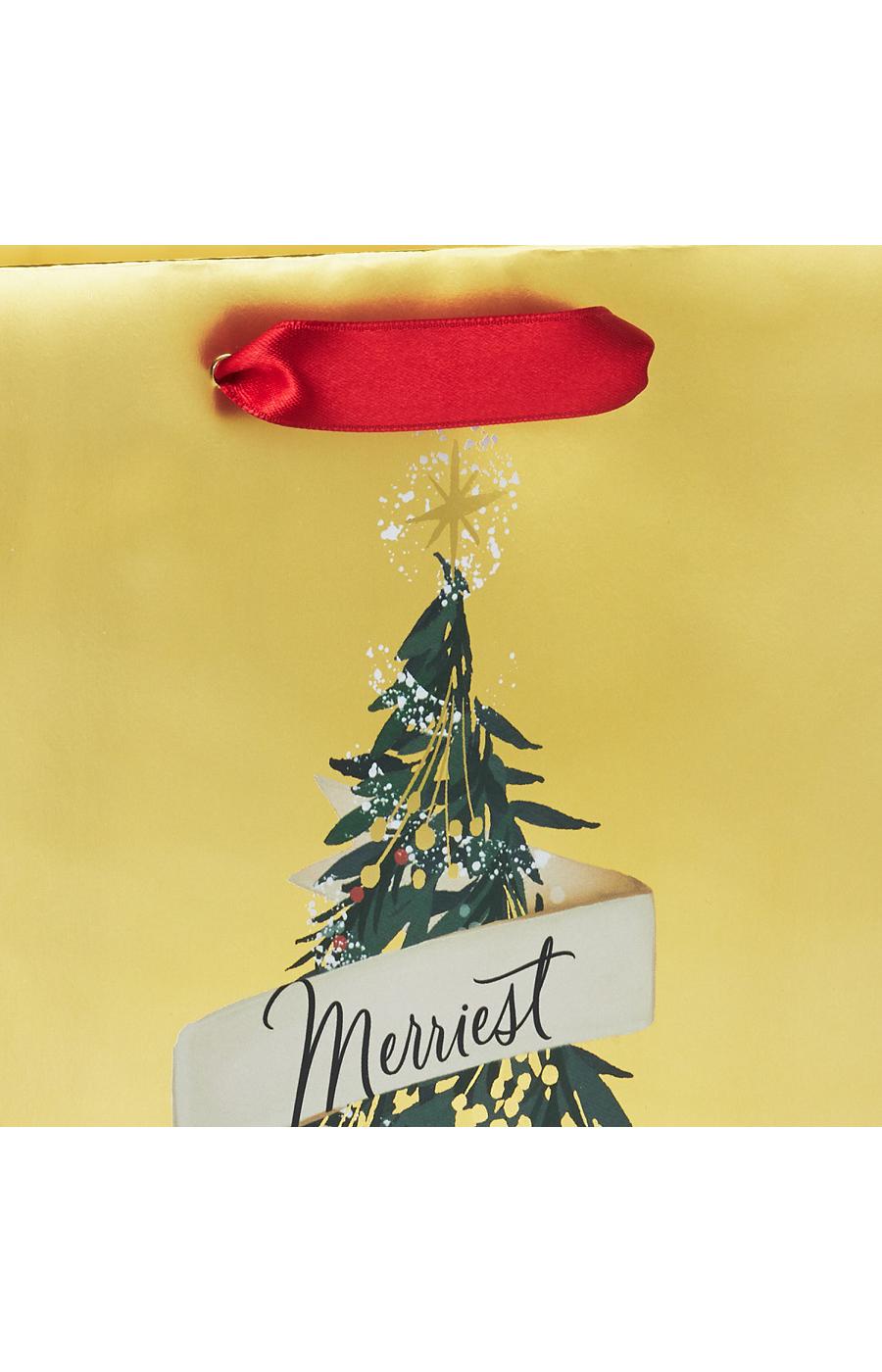 Hallmark Medium Christmas Gift Bag - Merriest Christmas; image 3 of 4