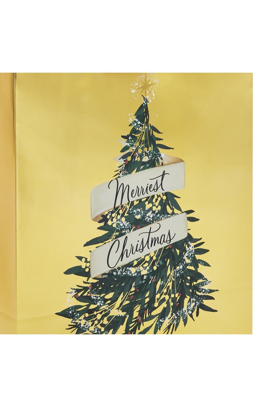 Hallmark Medium Christmas Gift Bag - Merriest Christmas; image 4 of 6