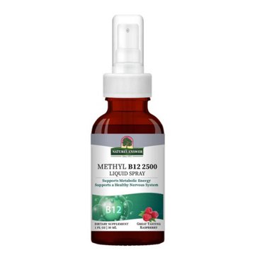 Nature's Answer Methyl B12 2500 Liquid Spray - Raspberry, 1 oz