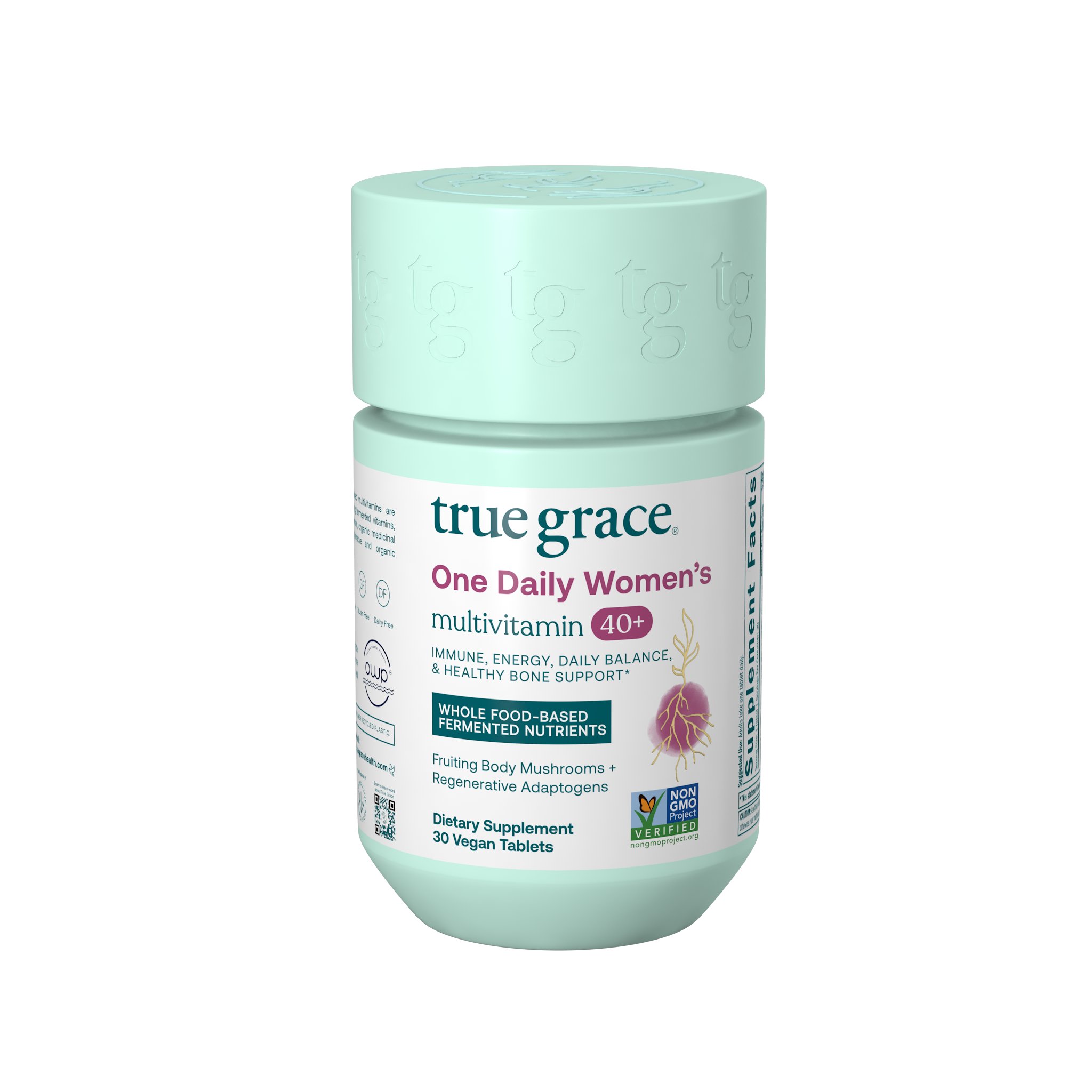 True Grace One Daily Women's Multivitamin Vegan Tablets Shop Multivitamins at HEB