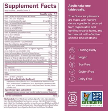 True Grace One Daily Women's Multivitamin Vegan Tablets, 30 ct